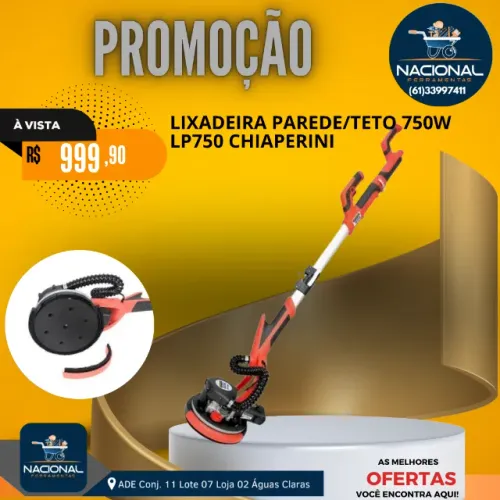 LIXADEIRA TELESCÓPICA CHIAPERINI CH LP-750 - 750W
