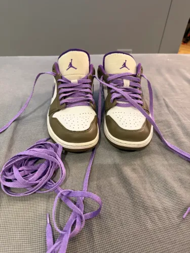 Air Jordan 1 Low - Roxo/Branco/Marrom