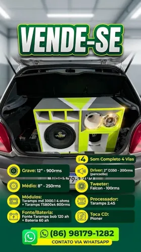 Som automotivo completo