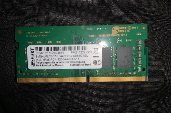 Memória RAM Smart 8GB DDR4 3200MHz para Notebook