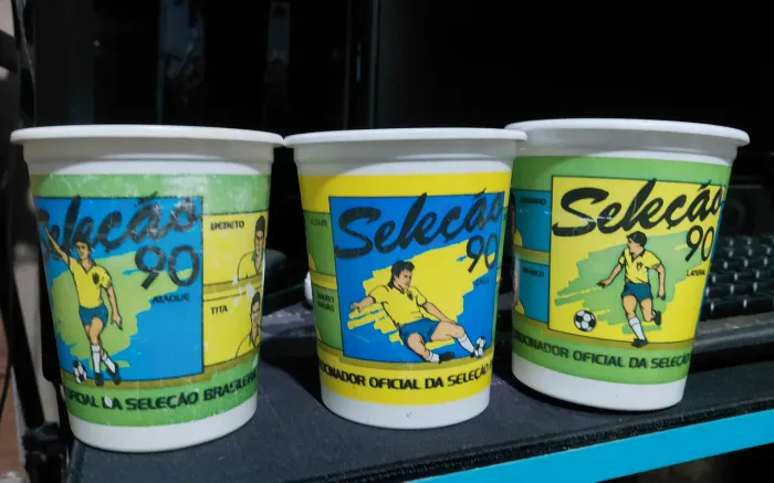 Coleção copos Pepsi copa do mundo 1990