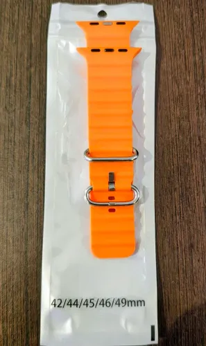 PULSEIRA OCEANO APPLE WATCH ULTRA 49MM LARANJA