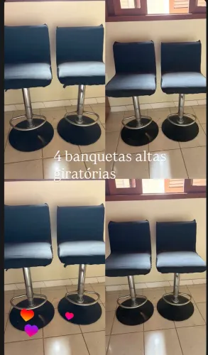 Banquetas altas giratórias