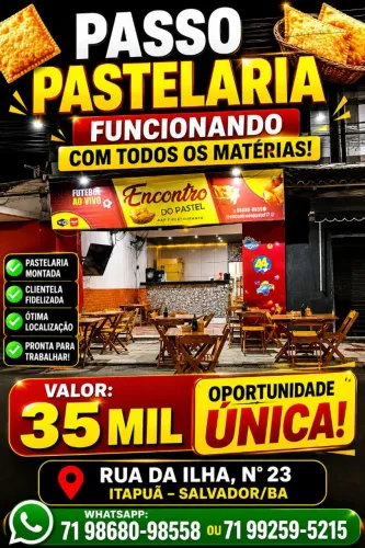 Passo pastelaria comercial 