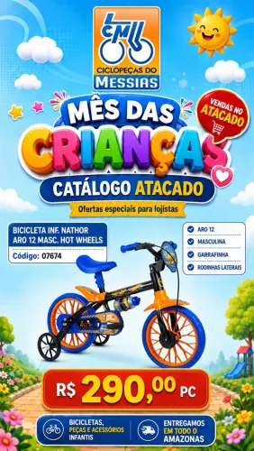 BICICLETA ARO 12 HOTWHEELS