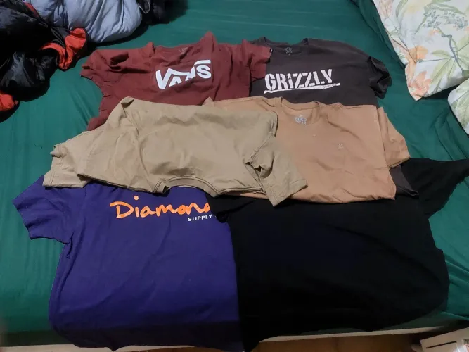 Kit 6 camisetas masculinas G