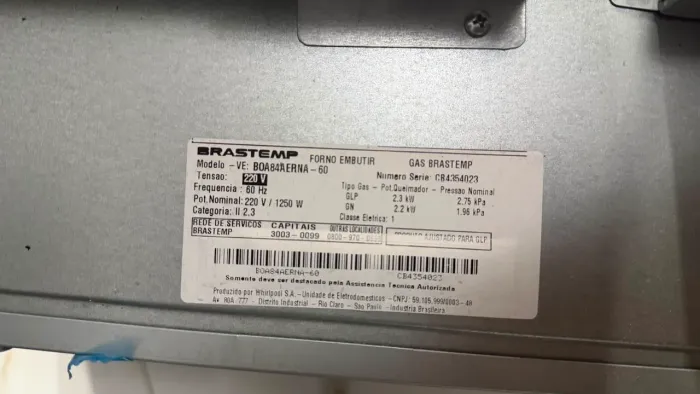 Forno a gás brastemp