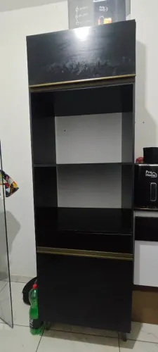 Paneleiro 2 Portas 63cm para Forno e Microondas