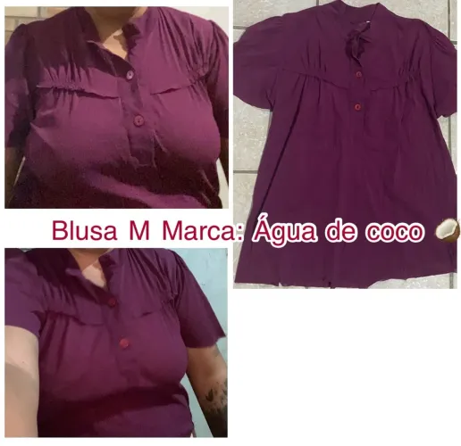 Blusa da água de coco original M