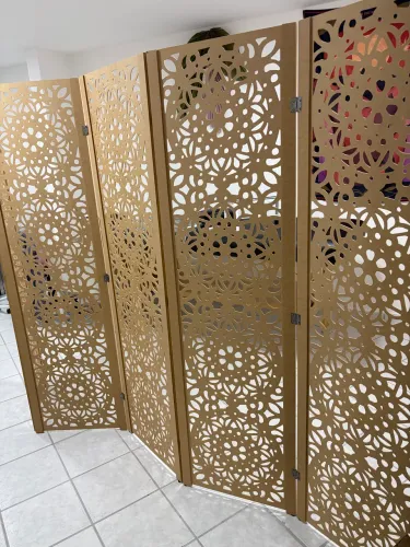 Biombo Decorativo 5 Folhas com Mandala