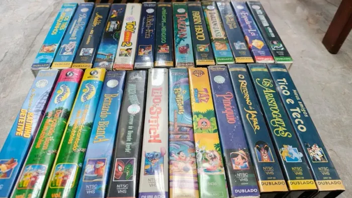 Fitas VHS antigas