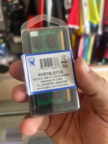 Memória RAM Para Notebook Kingston, 4GB, 1600MHz,