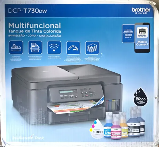 Impressora Multifuncional Brother Dcpt730dw Tank Wifi