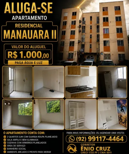 ALUGA-SE APARTAMENTO
