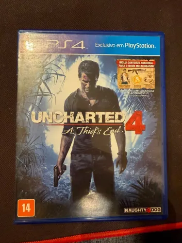 Uncharted 4 A Thief's End PS4 Mídia Física - Original