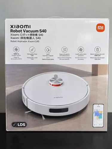 Robô aspirador S40 Xiaomi novo, lacrado na caixa