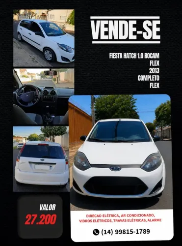 Ford Fiesta 1.0 8V Flex/class 1.0 8V Flex 5P 2013