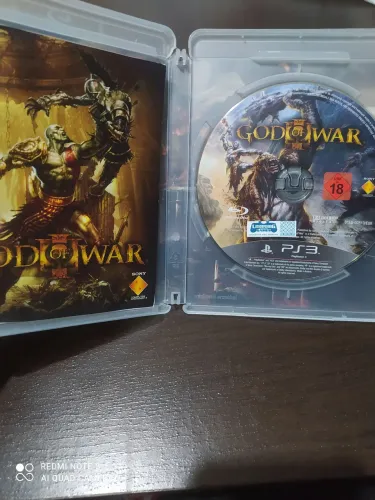 God of war 3 dublado em português com manual ps3