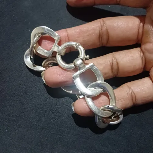 Bracelete eletroformação em prata 925