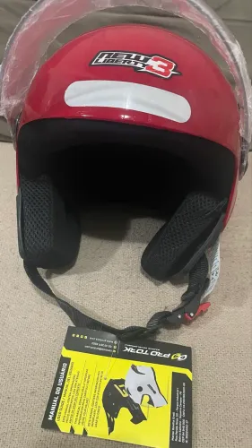     Capacete Pro Tork Vermelho Tam 60