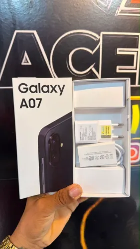 Samsung A07 novo na caixa