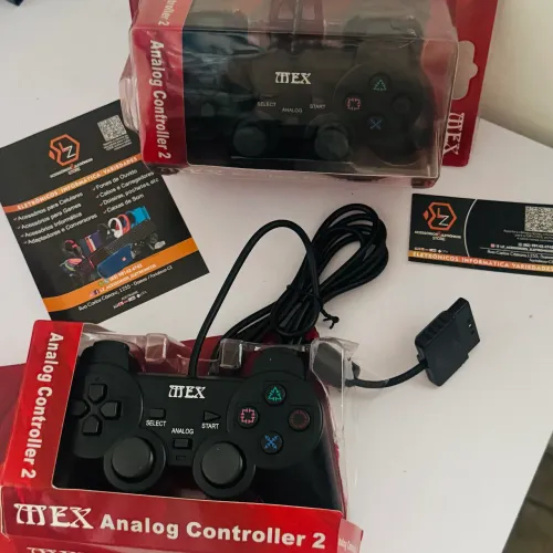 Controle com fio para Play Station 2