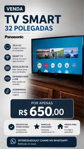Tv Panasonic 32 polegadas
