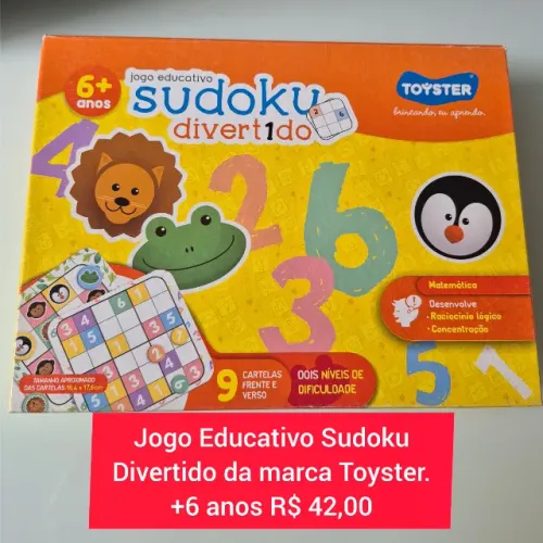 Jogo educativo SUDOKU