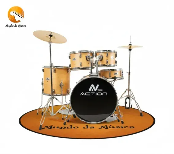 Bateria Turbo Action 20 - Madeira Clara Completa