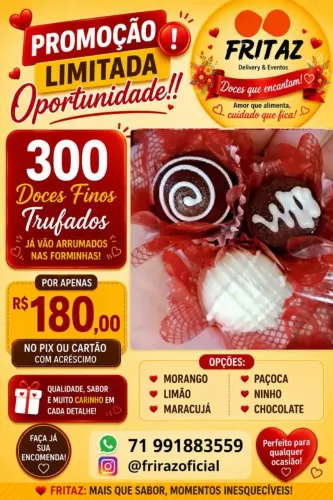 Doces Finos Mega Promoção 