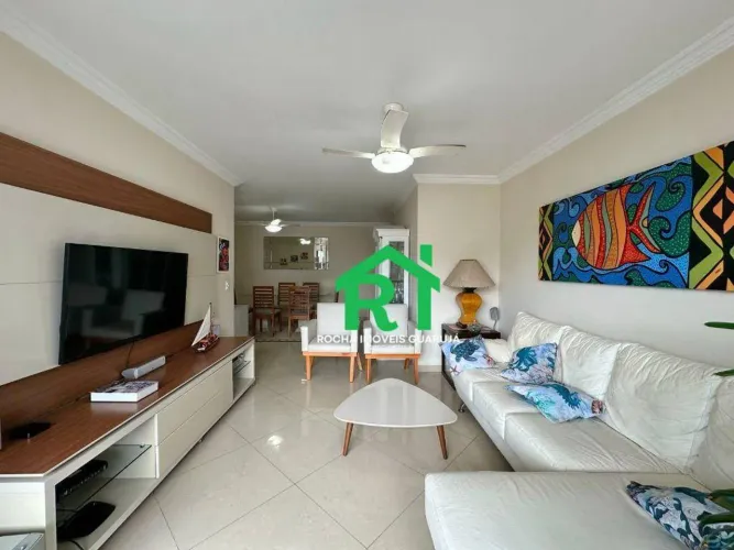 Apartamento beira mar com 4 quartos (1 suíte), 2 vagas, lazer à venda em Pitangueiras, Gua