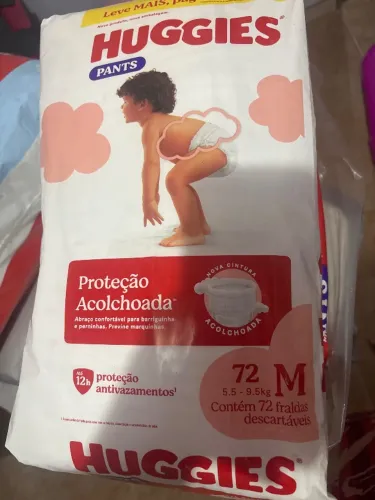 Fralda descartável Tamanho M