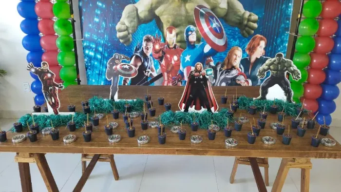Kit festa com o tema Vingadores