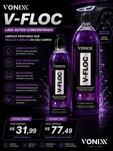 VONIXX V-FLOC - Lava Autos Concentrado! 