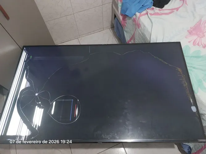 0 Tv 4k 55 LG Nanocell 55nano80t Processador 5 Ger7 com Controle Original.