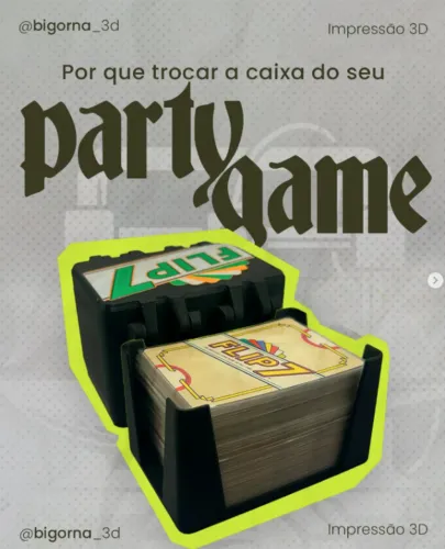 Case 3D para o jogo Flip 7 - @bigorna_3d
