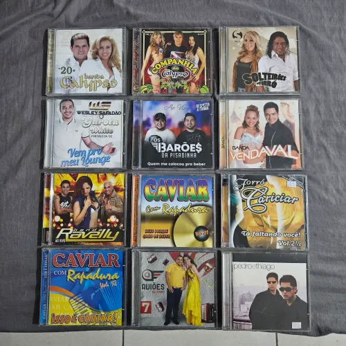 Cd - Aviões do forró, Calypso, Wesley safadao, Pedro e Thiago