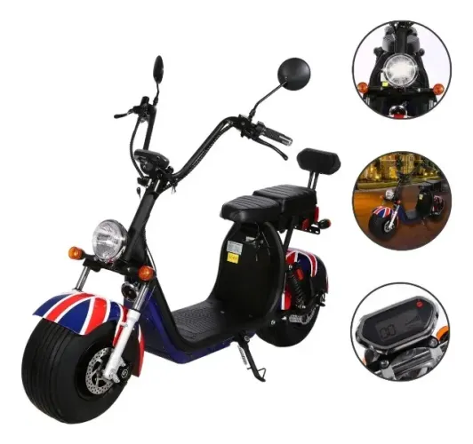 2025 Citycoco scooter elétrica 2000w 60km