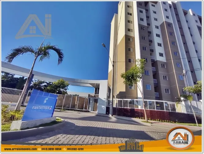 Apartamento com 2 dormitórios para alugar, 50 m² por R$ 3.380,00/mês - Mondubim - Fortalez