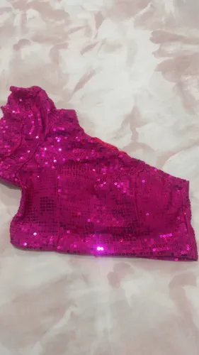 Croped paête rosa pink