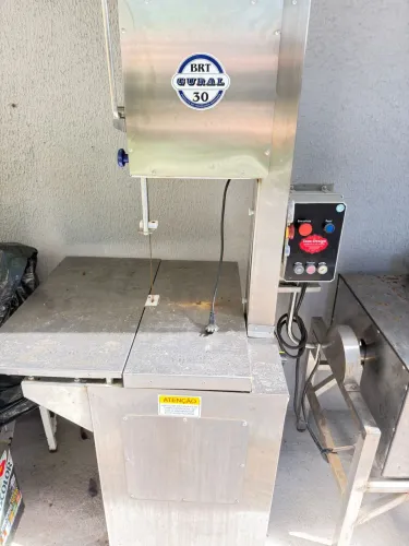 Serra Fita Coluna Gural BRT30 Monofásica Inox seminova 220V