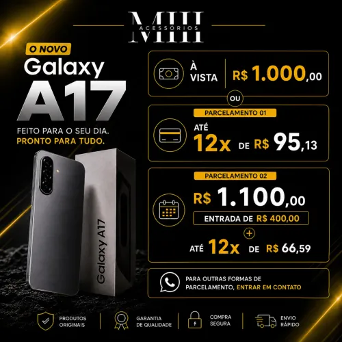 Samsung Galaxy A17 128GB - Novo e Original