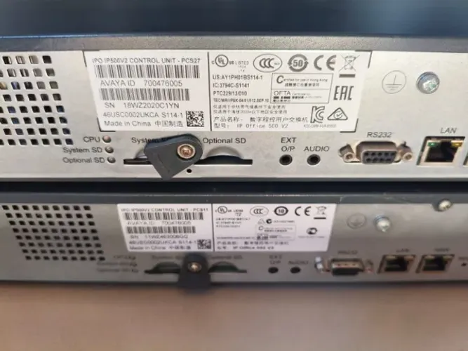 AVAYA CONTROL UNIT V2