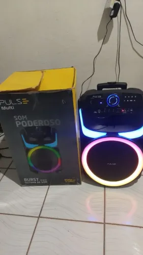 Vender no precinho caixa de som pulse seminova 1 mês de uso com nota fiscal nova na caixa