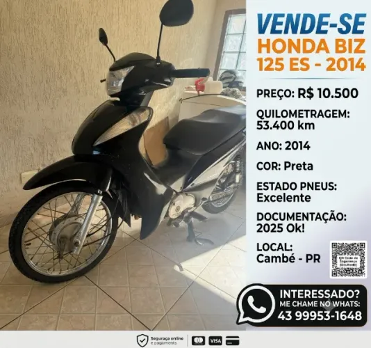 Honda Biz 125 ES 2014 ?