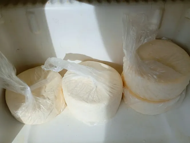 Vendo queijo fresco 30 reais a peças