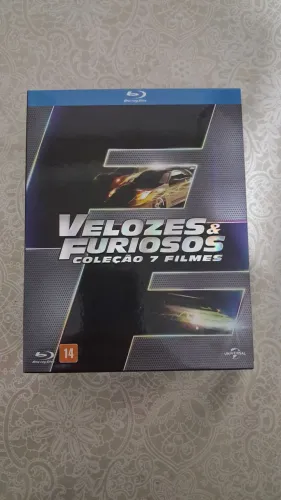 Box Velozes e Furiosos blu Ray Coleção 7 Filmes