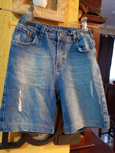 Bermuda jeans infantil masculina 8/10 ( HERING)