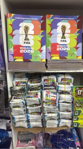 Álbuns e figurinhas da copa