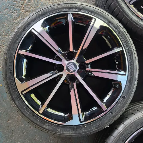 RODAS FIAT CRONOS ARO 17 4X98 ORIGINAIS E PNEUS 205/40